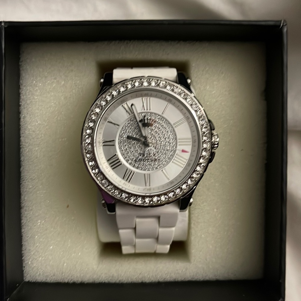 Juicy couture stainless steel silver watch